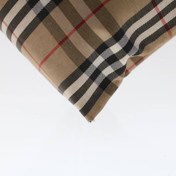 BURBERRY Nova Check Hand Bag Nylon Beige Auth ep1099 - Picture 14 of 16